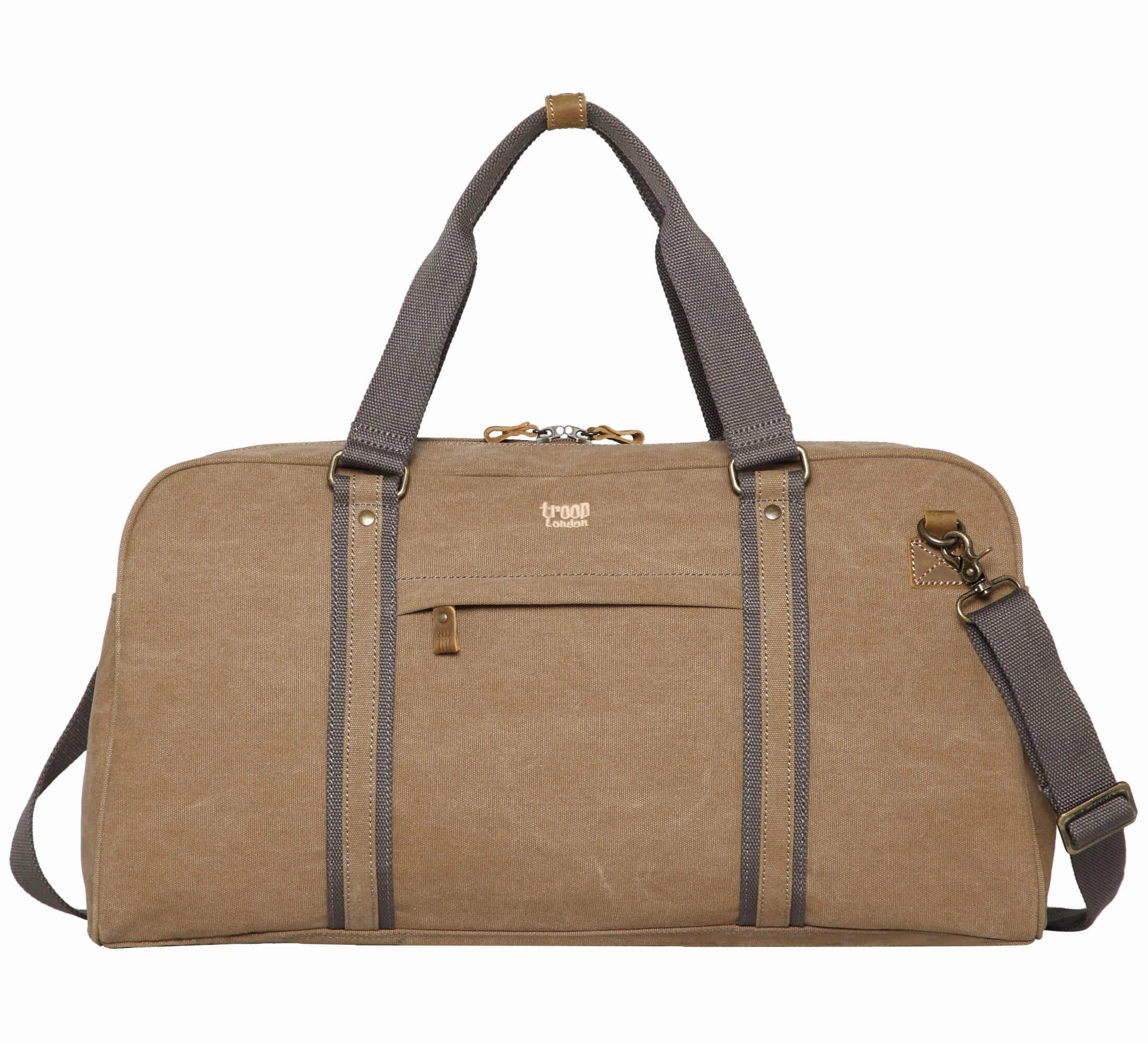 Troop London Classic Canvas Travel Duffel Bag Large Holdall