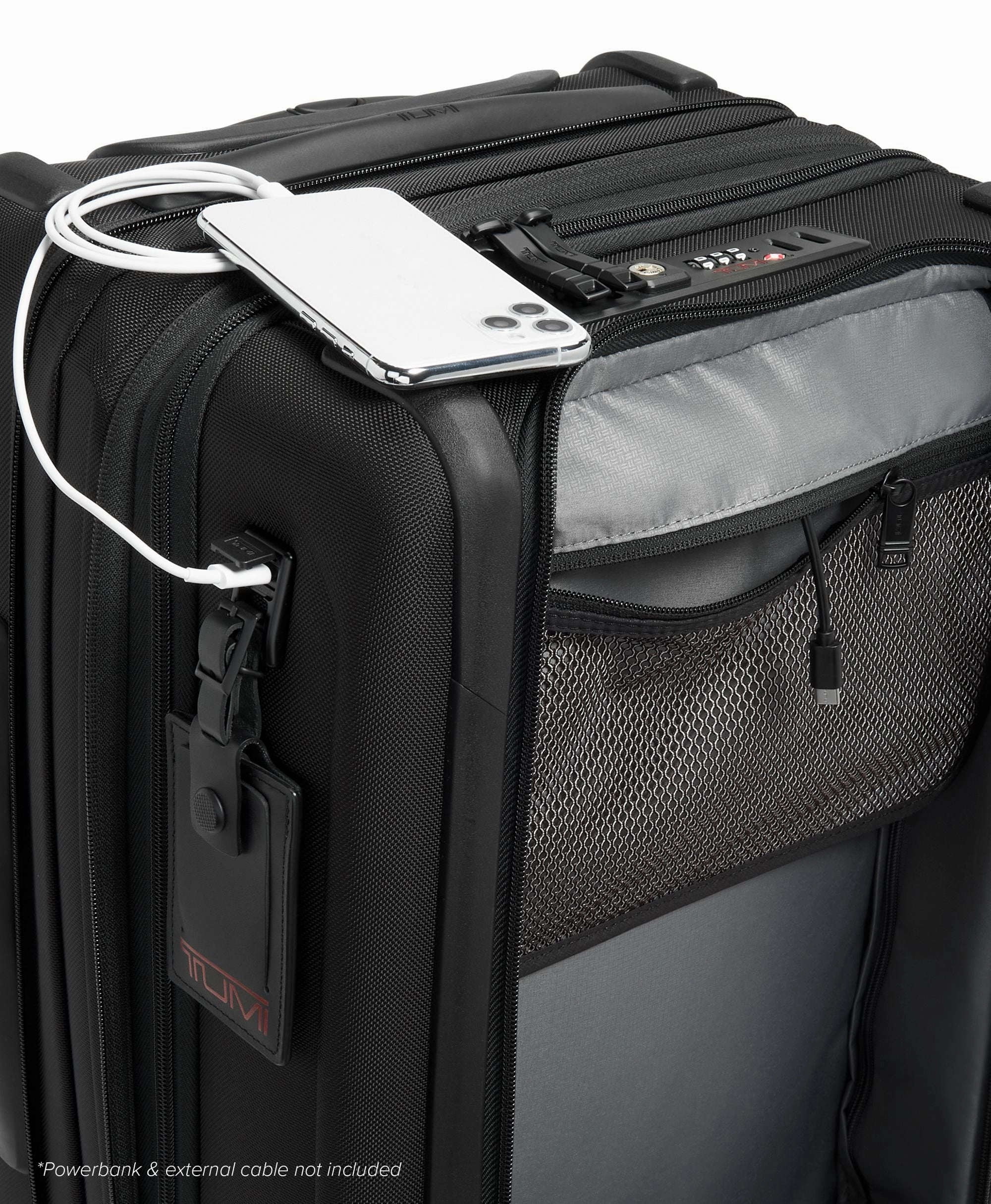 Tumi Alpha International Dual Access 4 Wheeled Carry-On Luggage