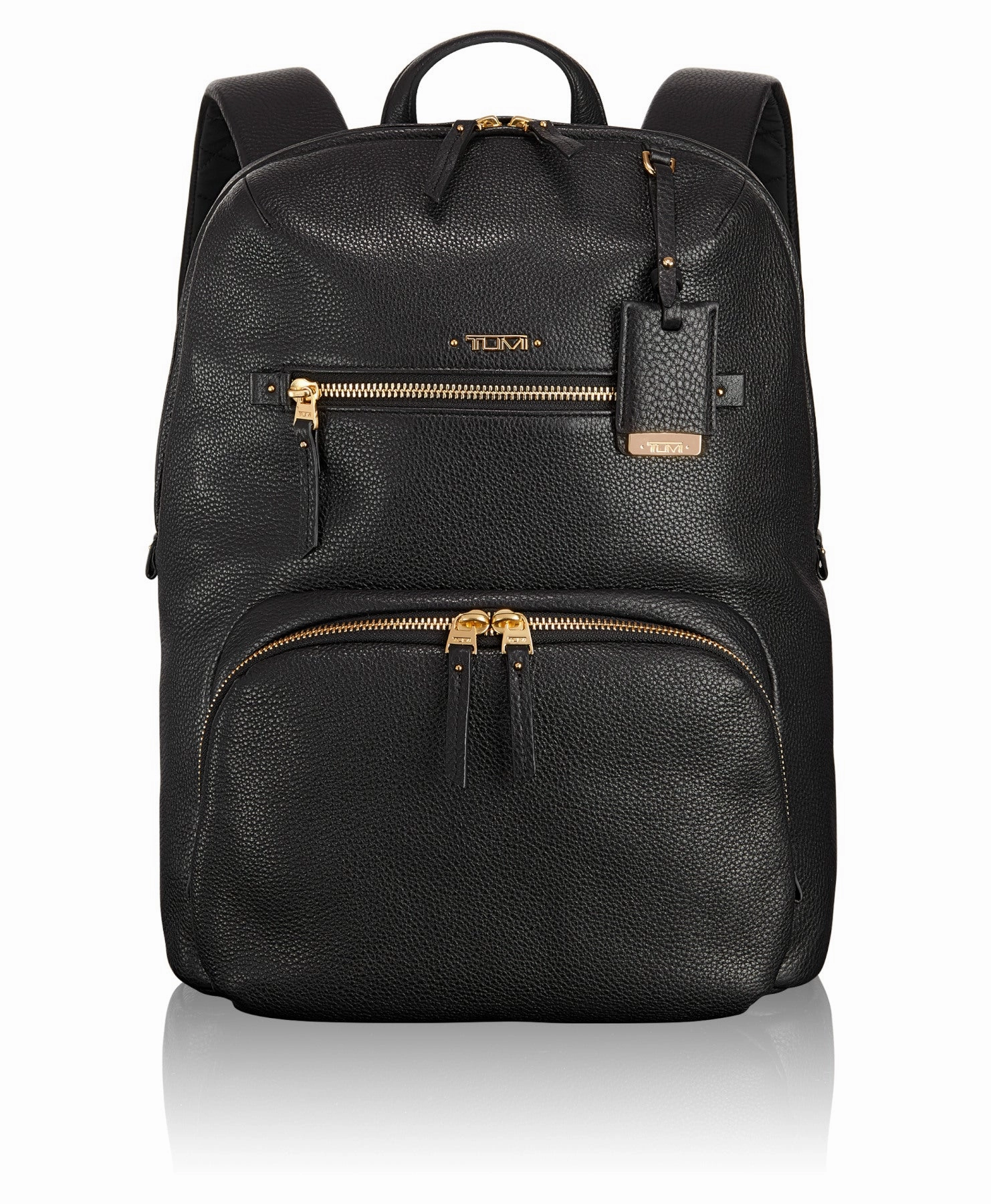 TUMI Voyageur Halle Leather Backpack