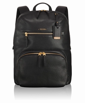 TUMI Voyageur Halle Leather Backpack