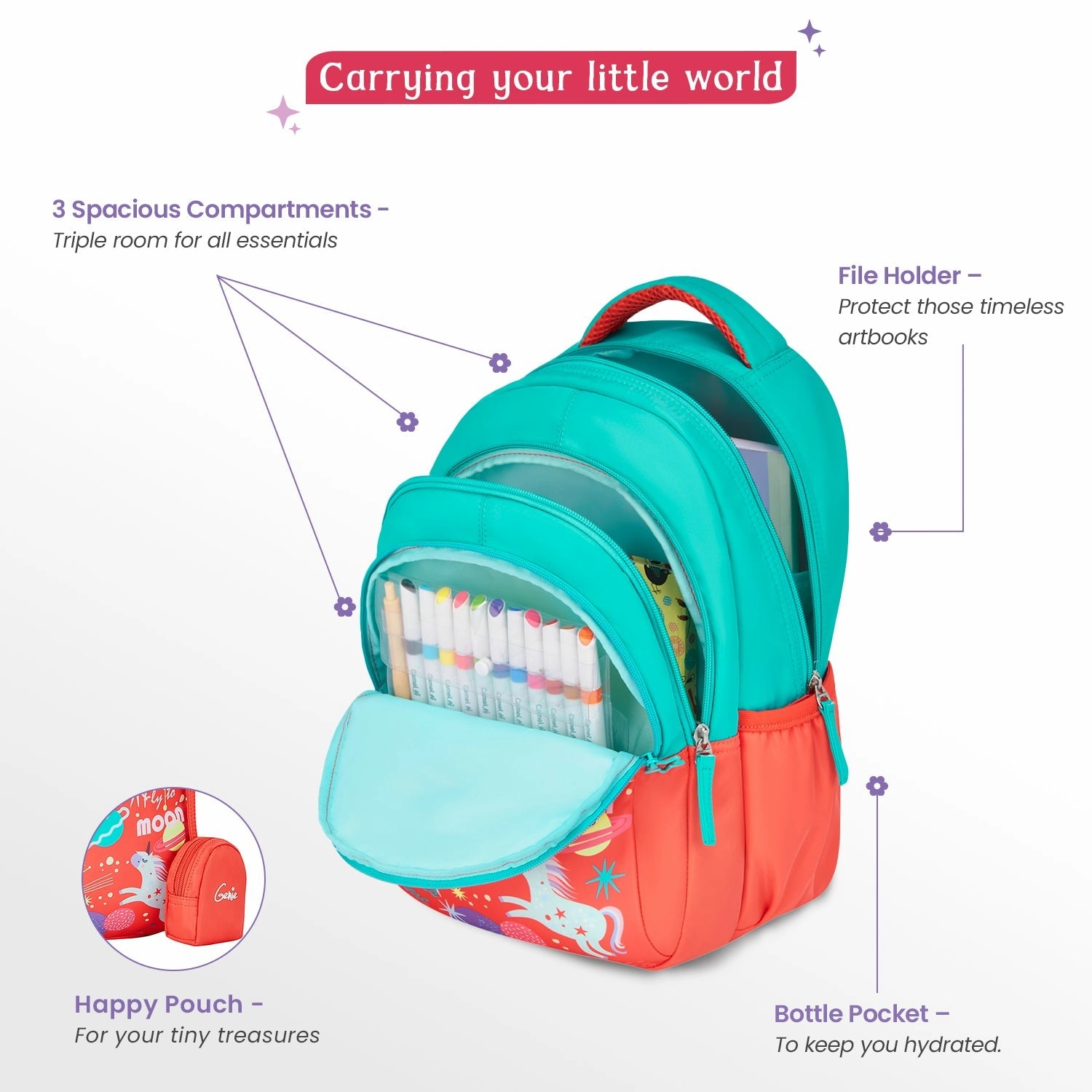 Unicornstar Small Backpack for Kids