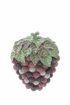URetro Grape Crystal Evening Bag