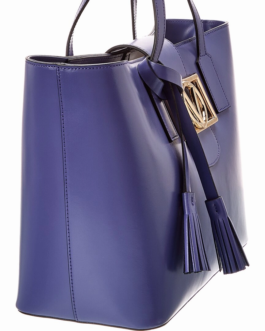Valentino by Mario Valentino Marion Super V Leather Tote
