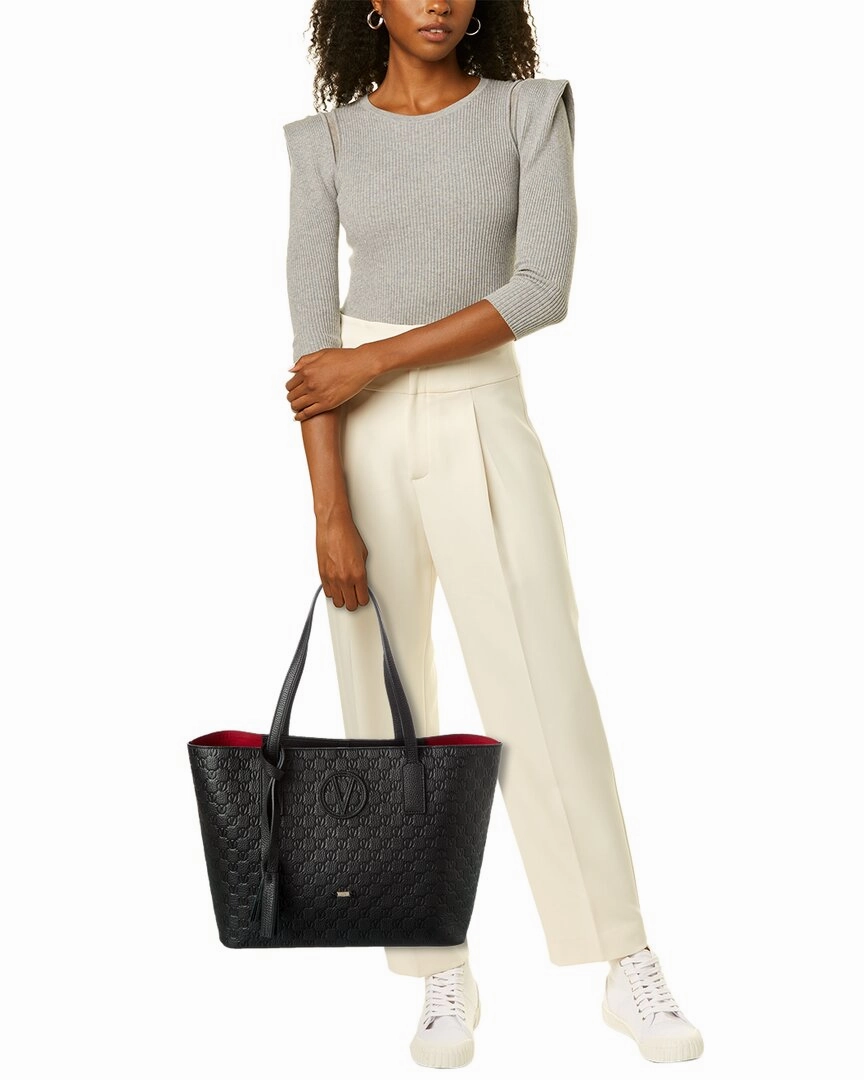 Valentino by Mario Valentino Soho Medallion Leather Tote