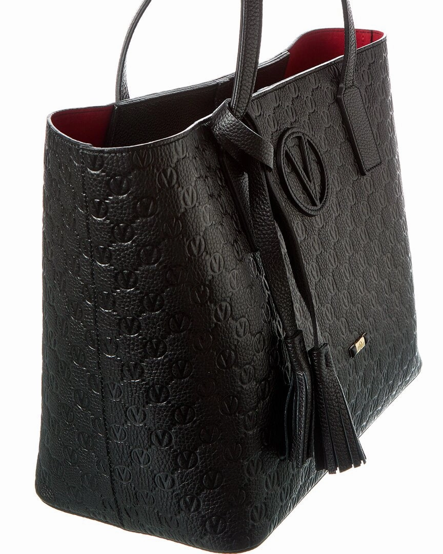 Valentino by Mario Valentino Soho Medallion Leather Tote