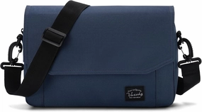 VASCHY Lightweight Messenger Bag for Men, Medium Classic Crossbody Flap Casual Satchel Crossbody Courier Bag for Men