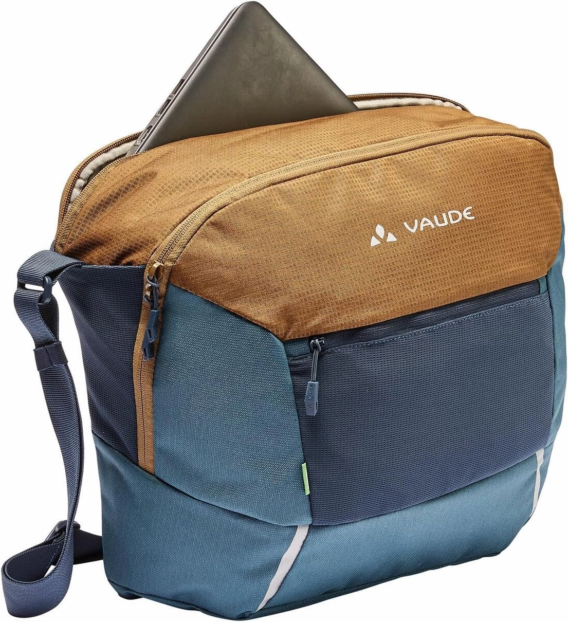 VAUDE Cycle Messenger M - Messengertasche Zum Radfahren mit 15 Liter Volumen - INKL. Regenhlle und Laptopfach