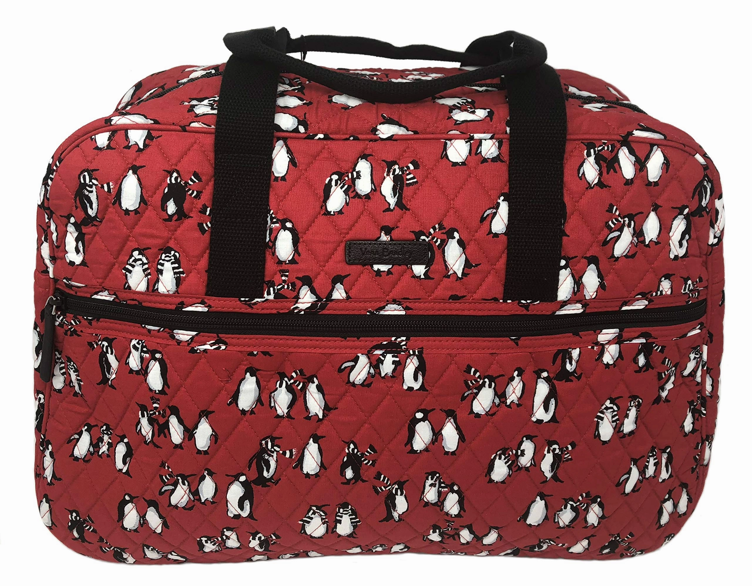 Vera Bradley Medium Traveler Bag in Playful Penguins Blue (Playful Penguins Red)