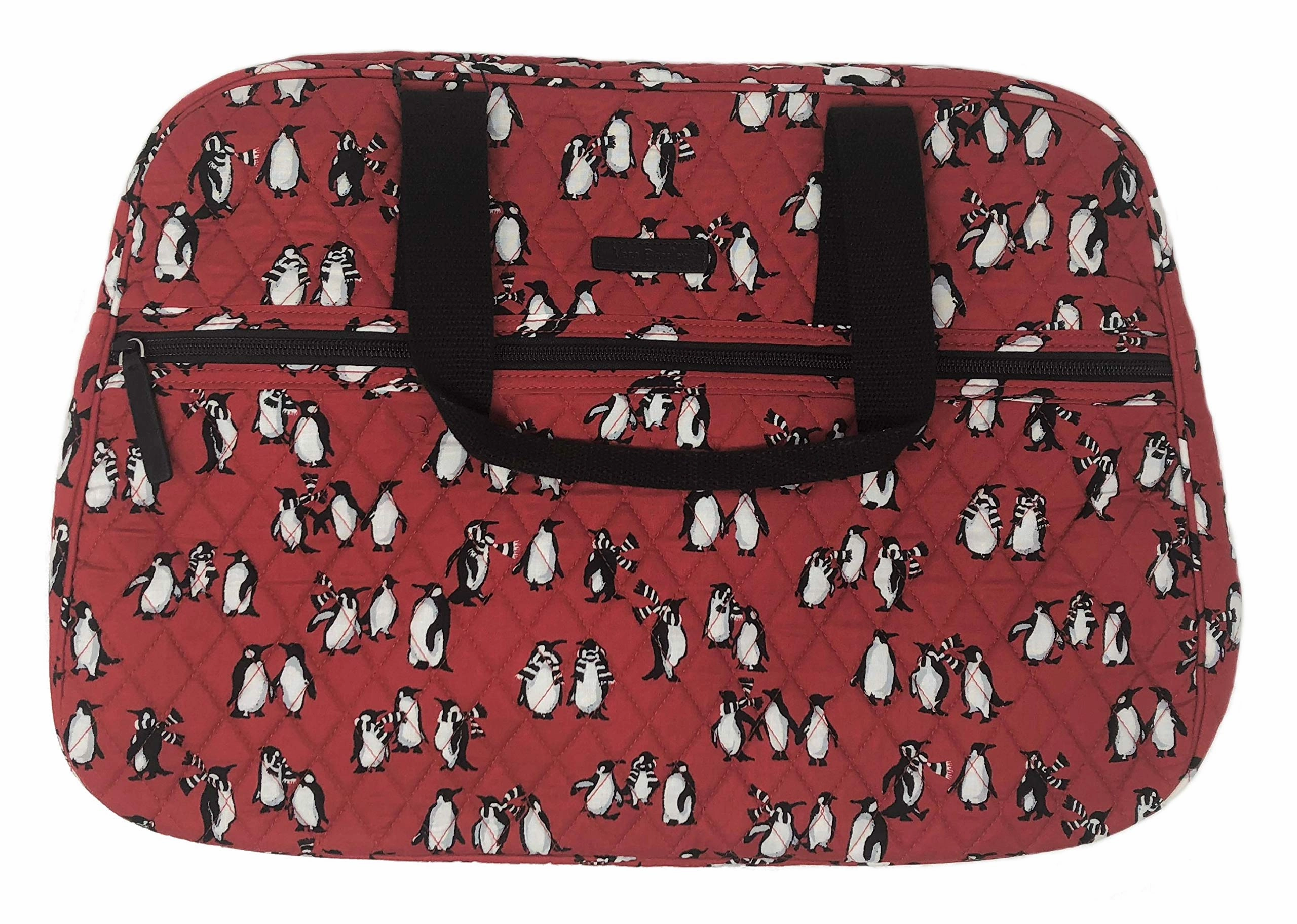 Vera Bradley Medium Traveler Bag in Playful Penguins Blue (Playful Penguins Red)