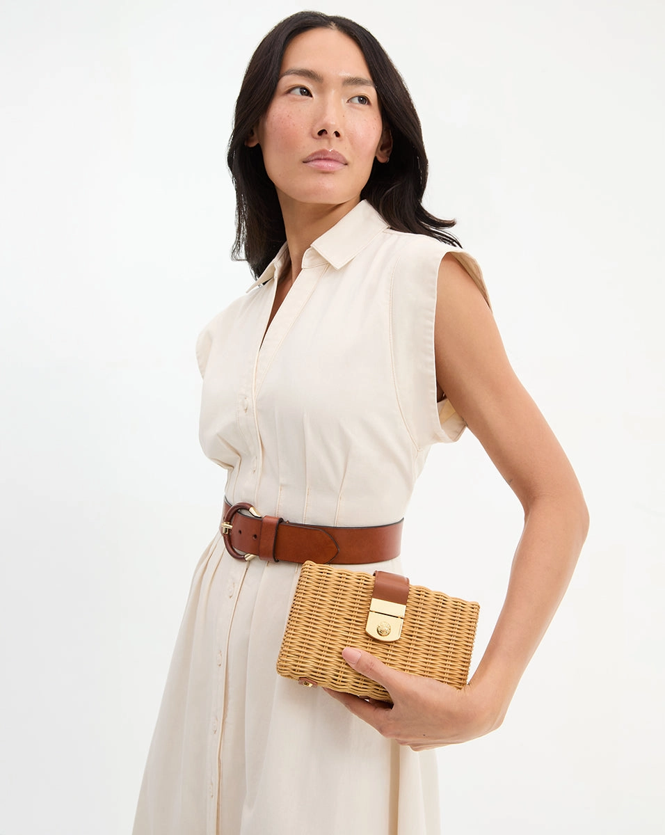 Veronica Beard Lock Box Clutch