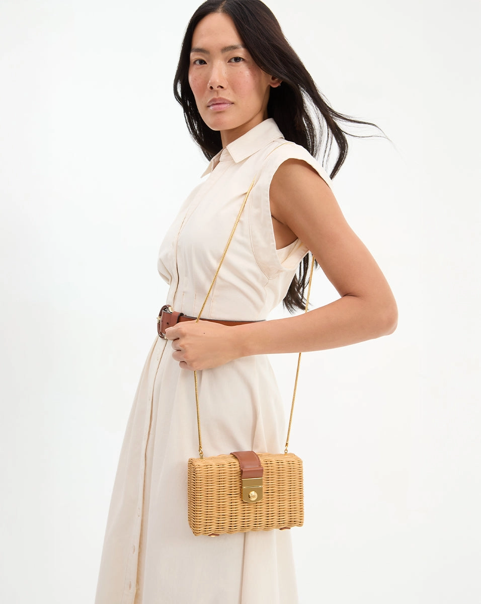 Veronica Beard Lock Box Clutch