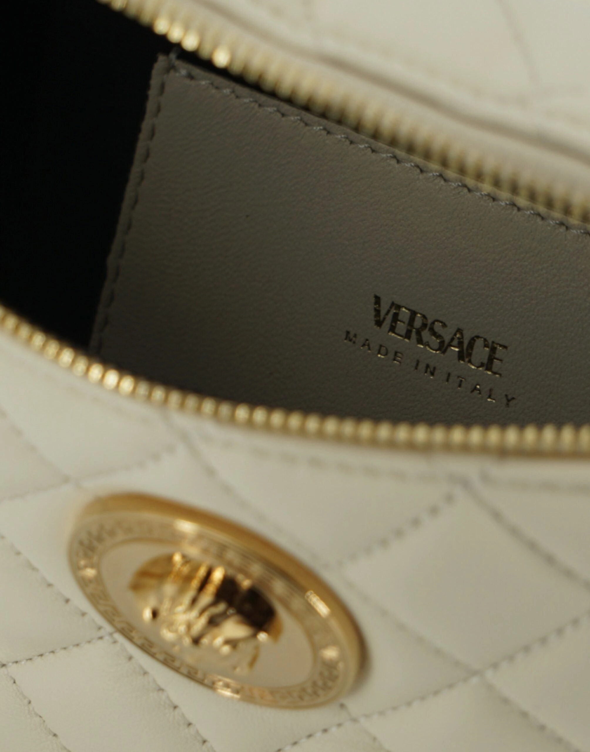 Versace Elegant  Lamb Leather Belt Women's Bag