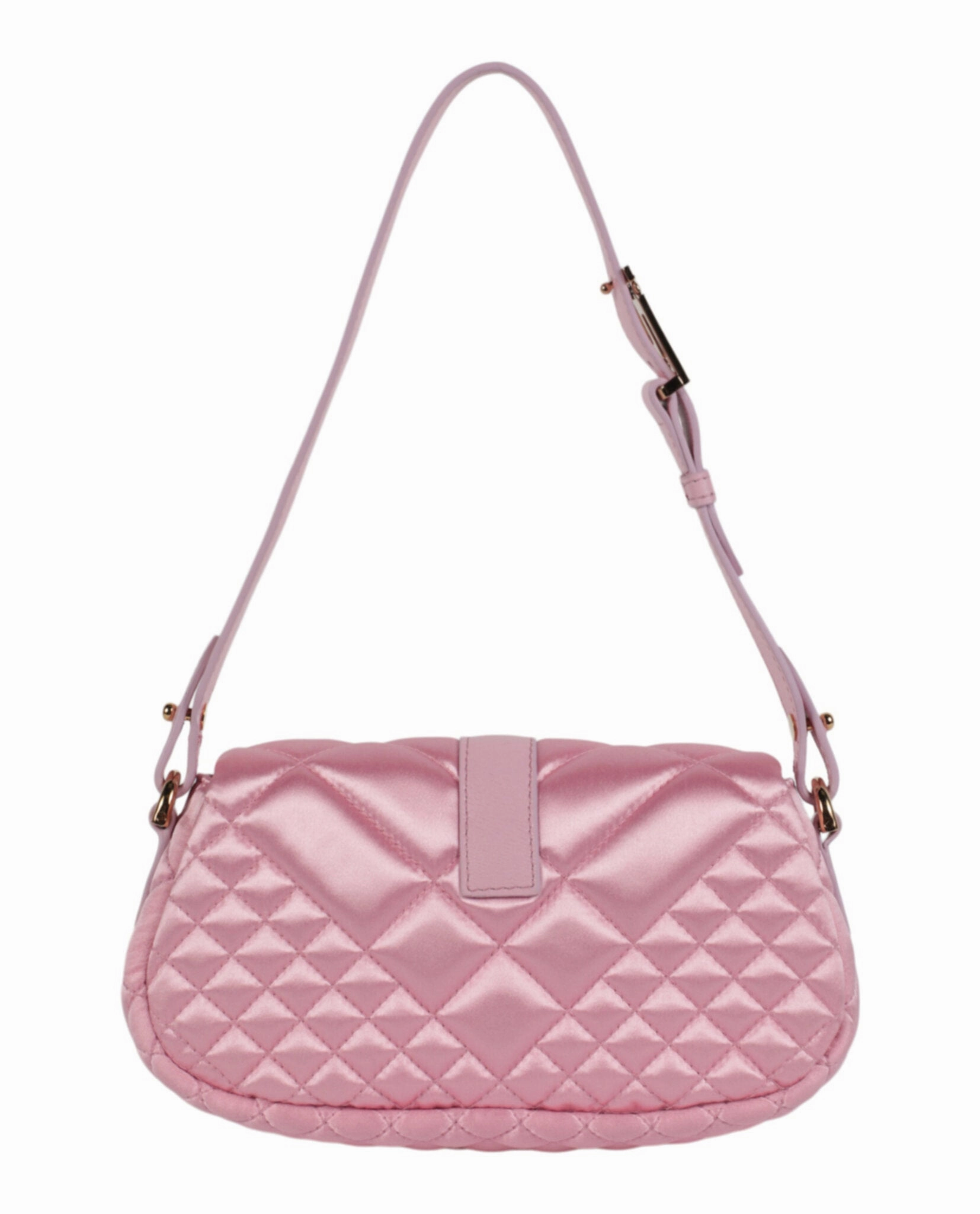 Versace Greca Goddess Quilted Satin Shoulder Bag 1010951-1A08808-1P88