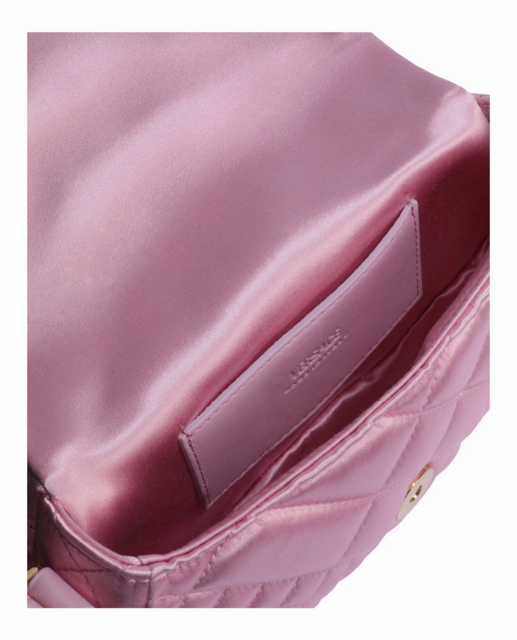 Versace Greca Goddess Quilted Satin Shoulder Bag 1010951-1A08808-1P88
