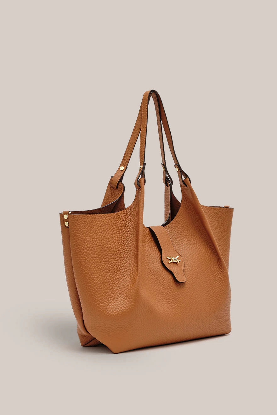 Vestirsi Grace Large East West Tote Tan