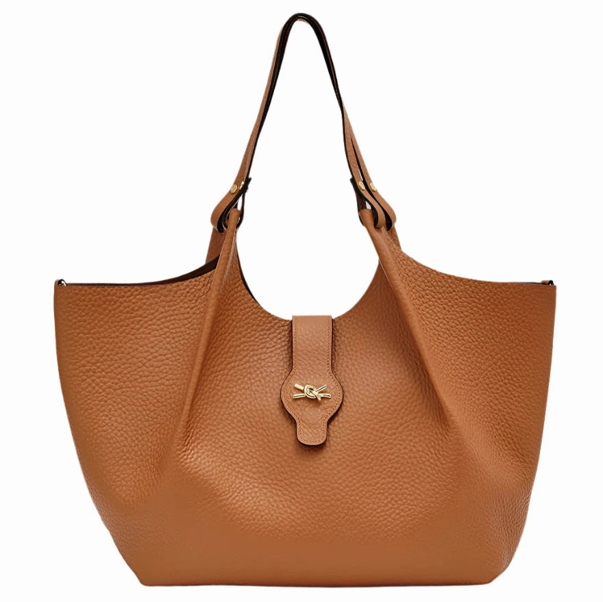 Vestirsi Grace Large East West Tote Tan