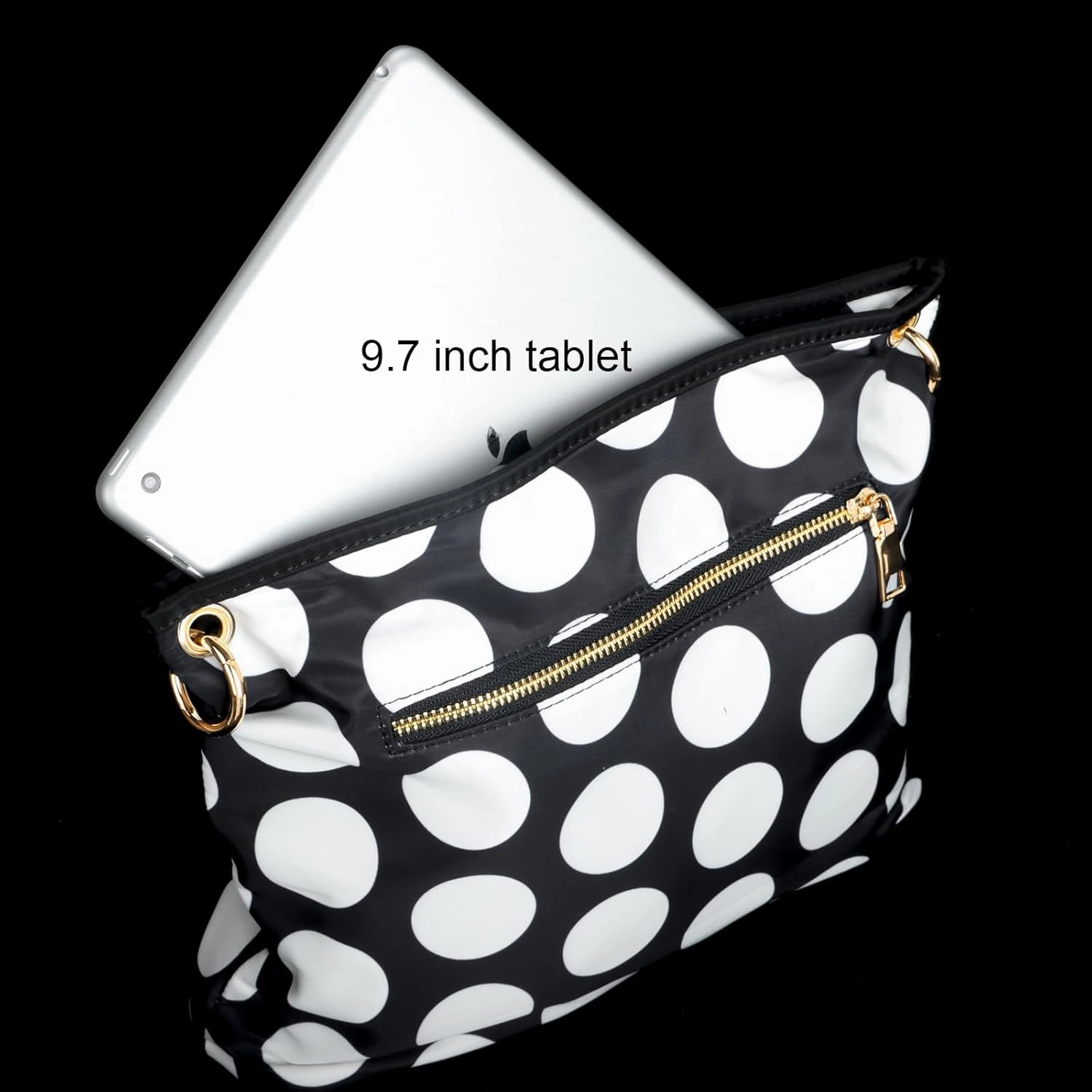 VGOAL Crossbody Bag High Texture Double Zipper Casual Shoulder Women's Bag Nylon Cloth Perforated Messenger Bag