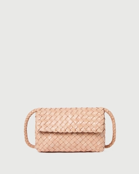 Vinnie Desert Sand Woven Crossbody