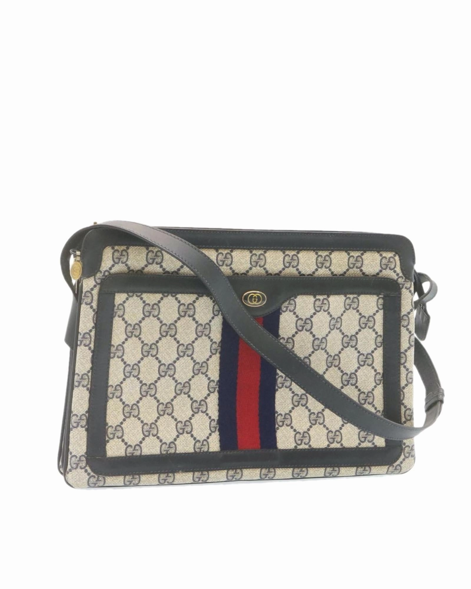 Vintage GG Canvas Shoulder Bag