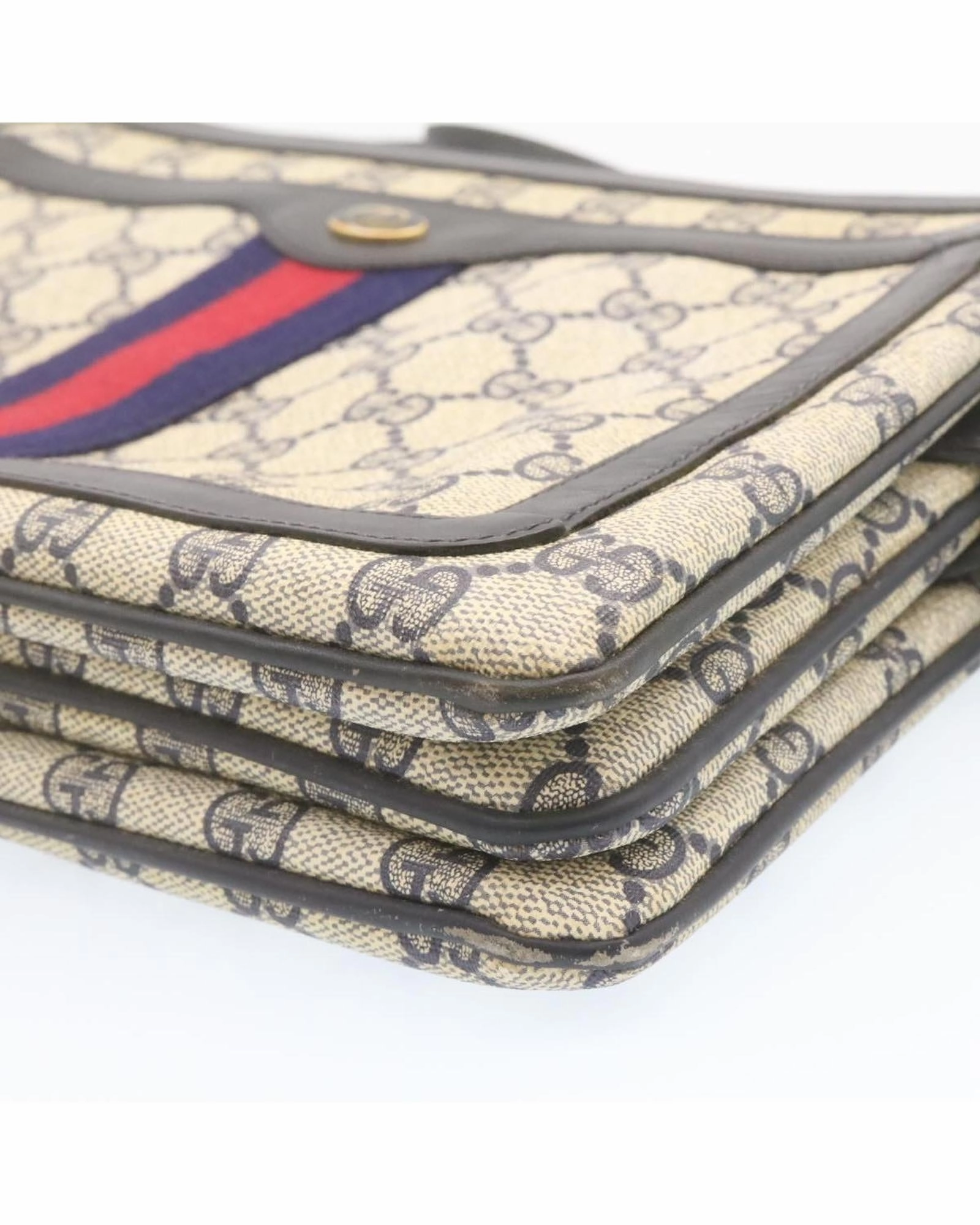Vintage GG Canvas Shoulder Bag