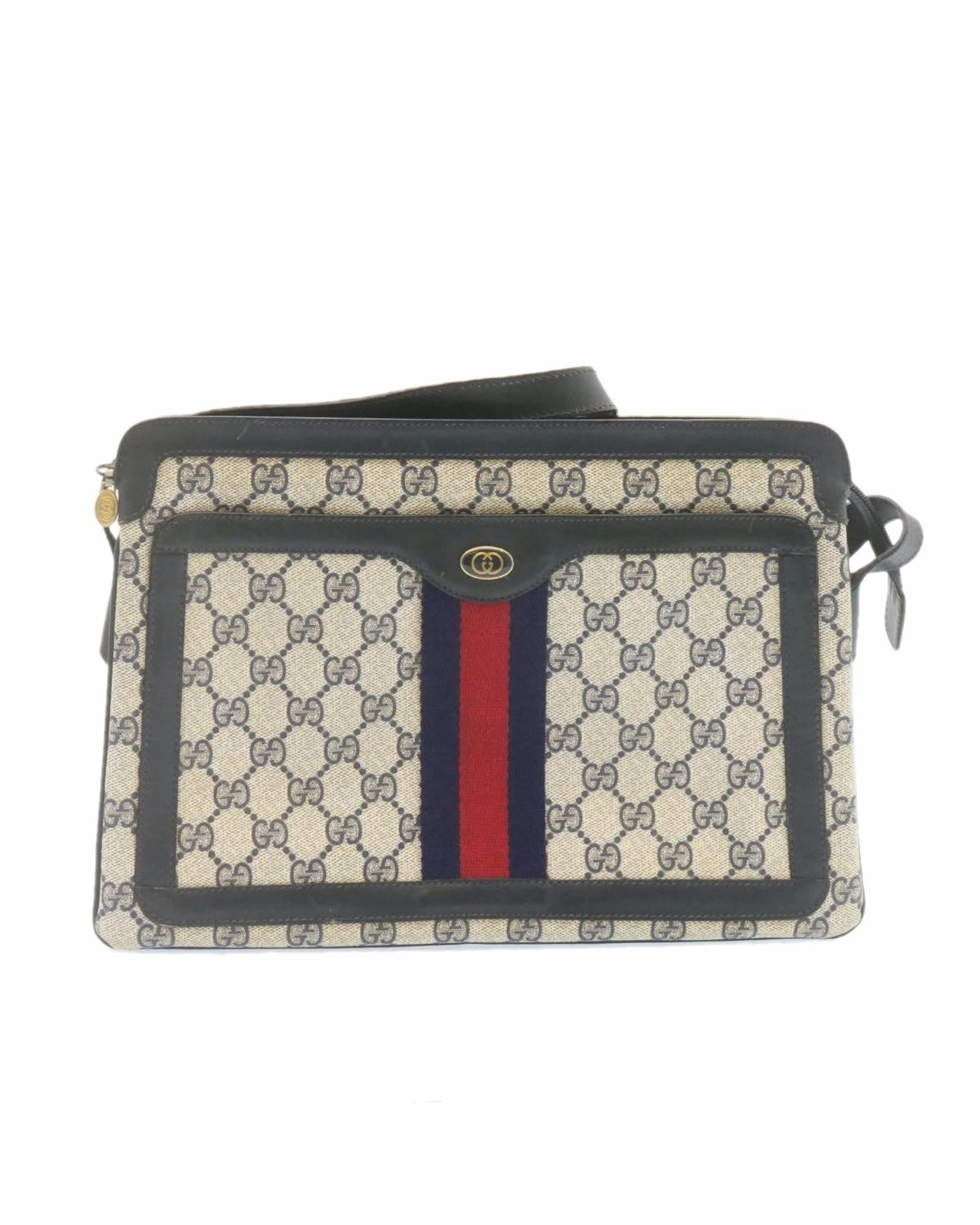 Vintage GG Canvas Shoulder Bag