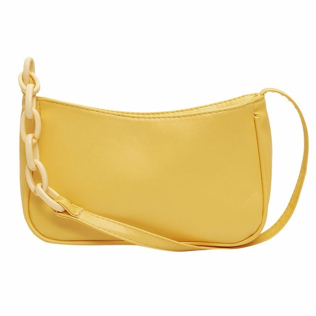 Vintage Retro Totes Bags For Women 2020 Fashion Handbag Soft Leather Female Small Subaxillary Bag Casual Retro Mini Shoulder Bag
