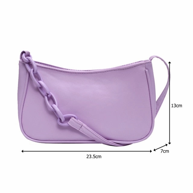 Vintage Retro Totes Bags For Women 2020 Fashion Handbag Soft Leather Female Small Subaxillary Bag Casual Retro Mini Shoulder Bag