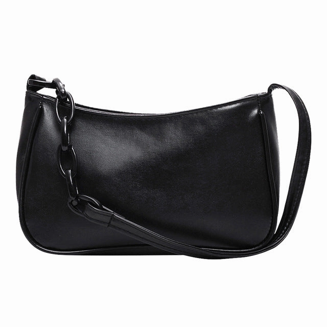 Vintage Retro Totes Bags For Women 2020 Fashion Handbag Soft Leather Female Small Subaxillary Bag Casual Retro Mini Shoulder Bag