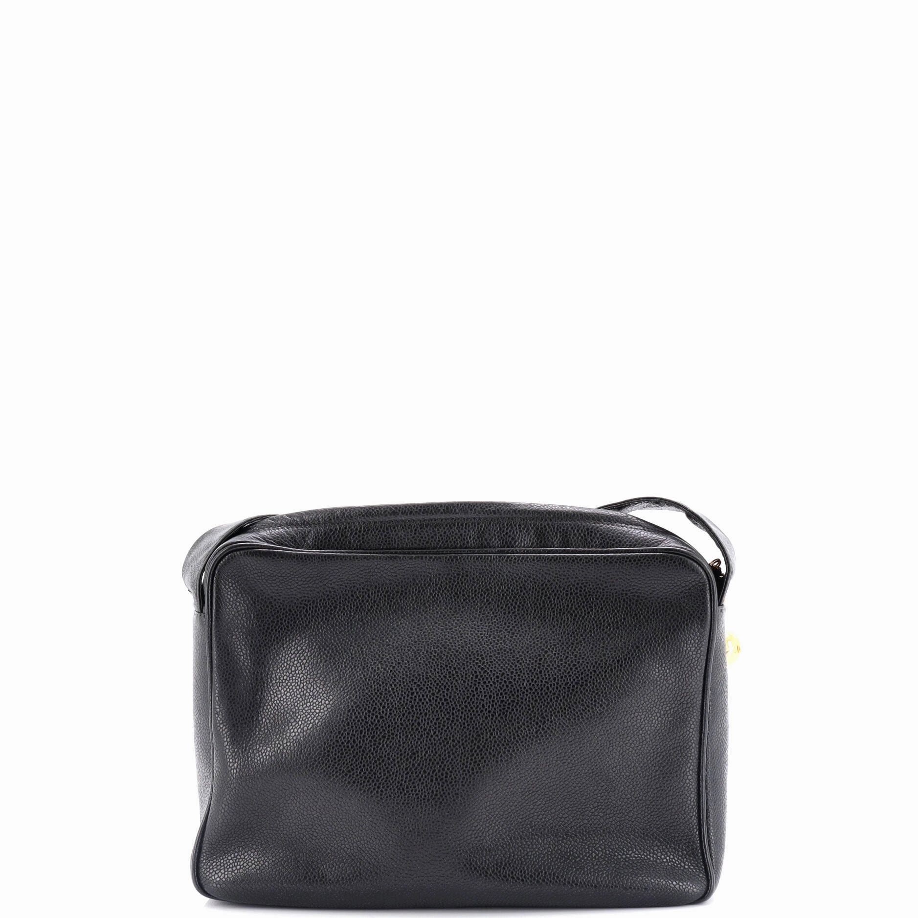 Vintage Triple CC Camera Shoulder Bag Caviar Medium