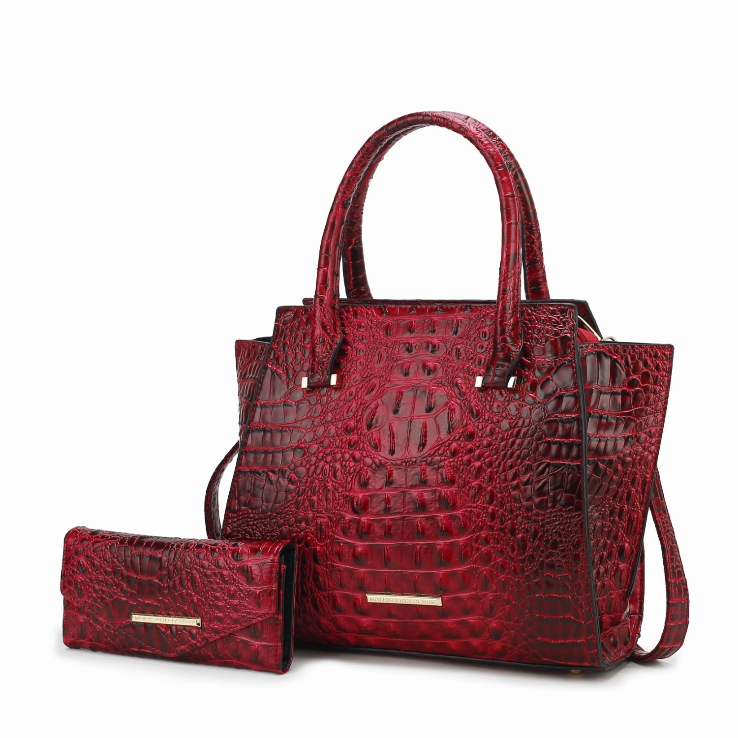 Viridiana Luxe Croc-Embossed Tote Bag Elegant and Versatile Handbag