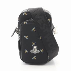 Vivienne Westwood  Leather Fabric Shoulder Bag Sling Bag (Pre-Owned)