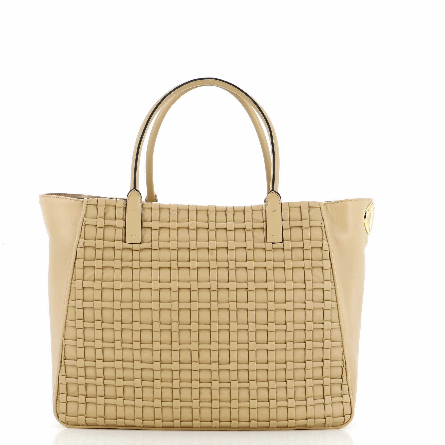 VLogo Bold Tote Leather Large