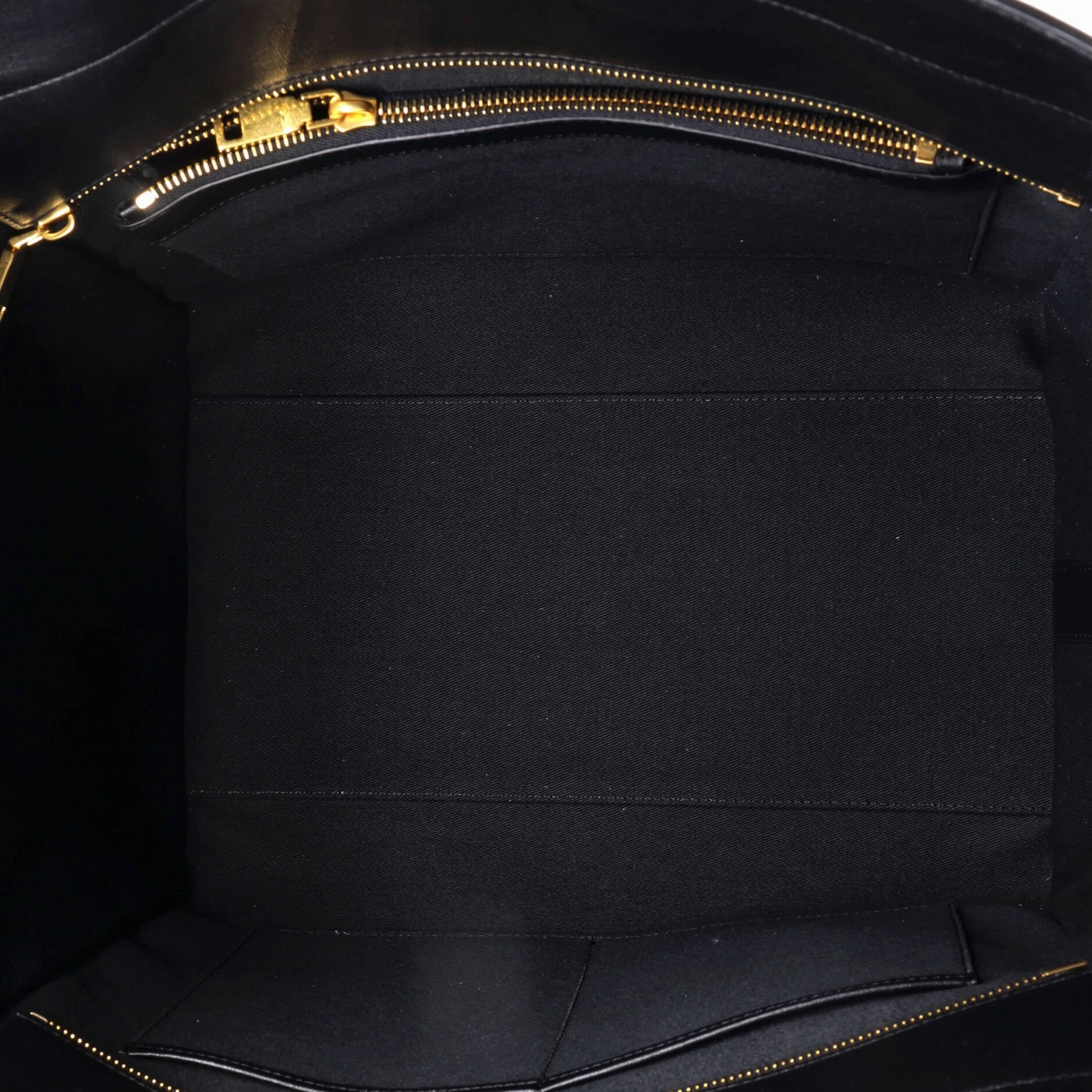 VLogo Convertible Shopper Tote Leather Large