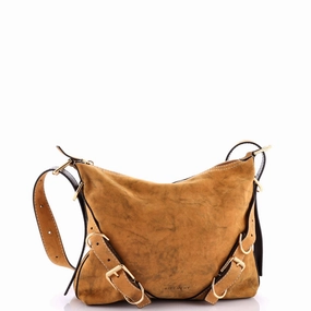 Voyou Shoulder Bag Suede Medium