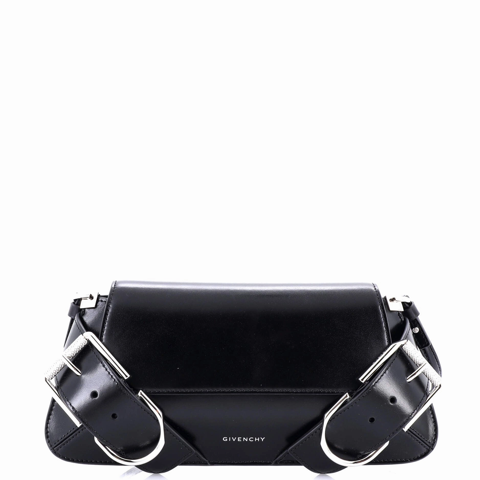 Voyou Shoulder Flap Bag Leather