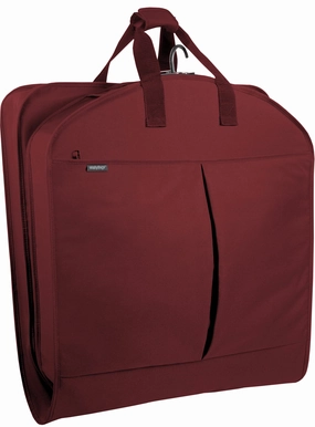 WallyBags 45" Deluxe Extra Capacity Travel Garment Bag with two accessory