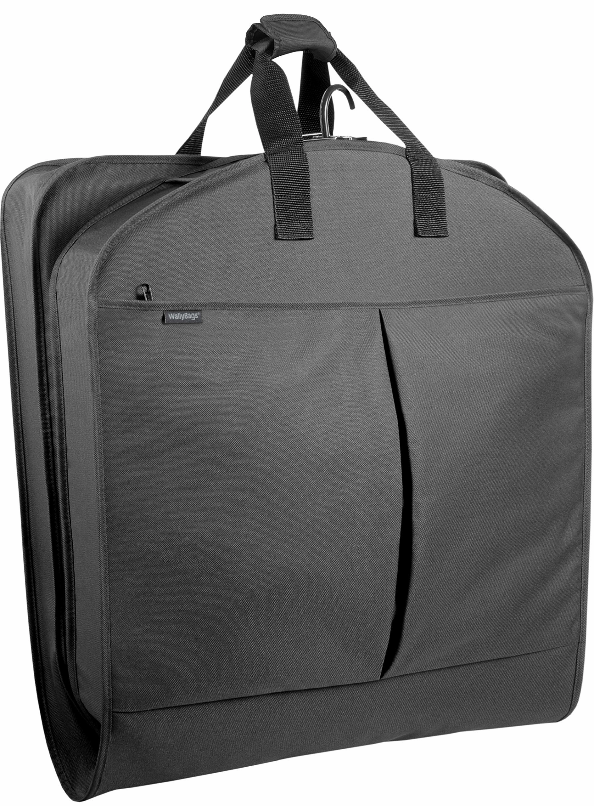 WallyBags 45" Deluxe Extra Capacity Travel Garment Bag with two accessory