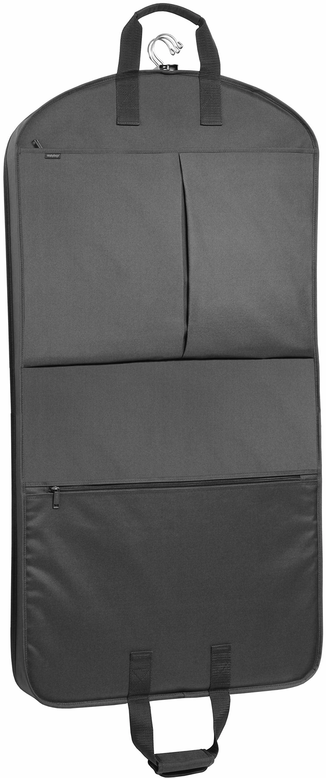 WallyBags 45" Deluxe Extra Capacity Travel Garment Bag with two accessory