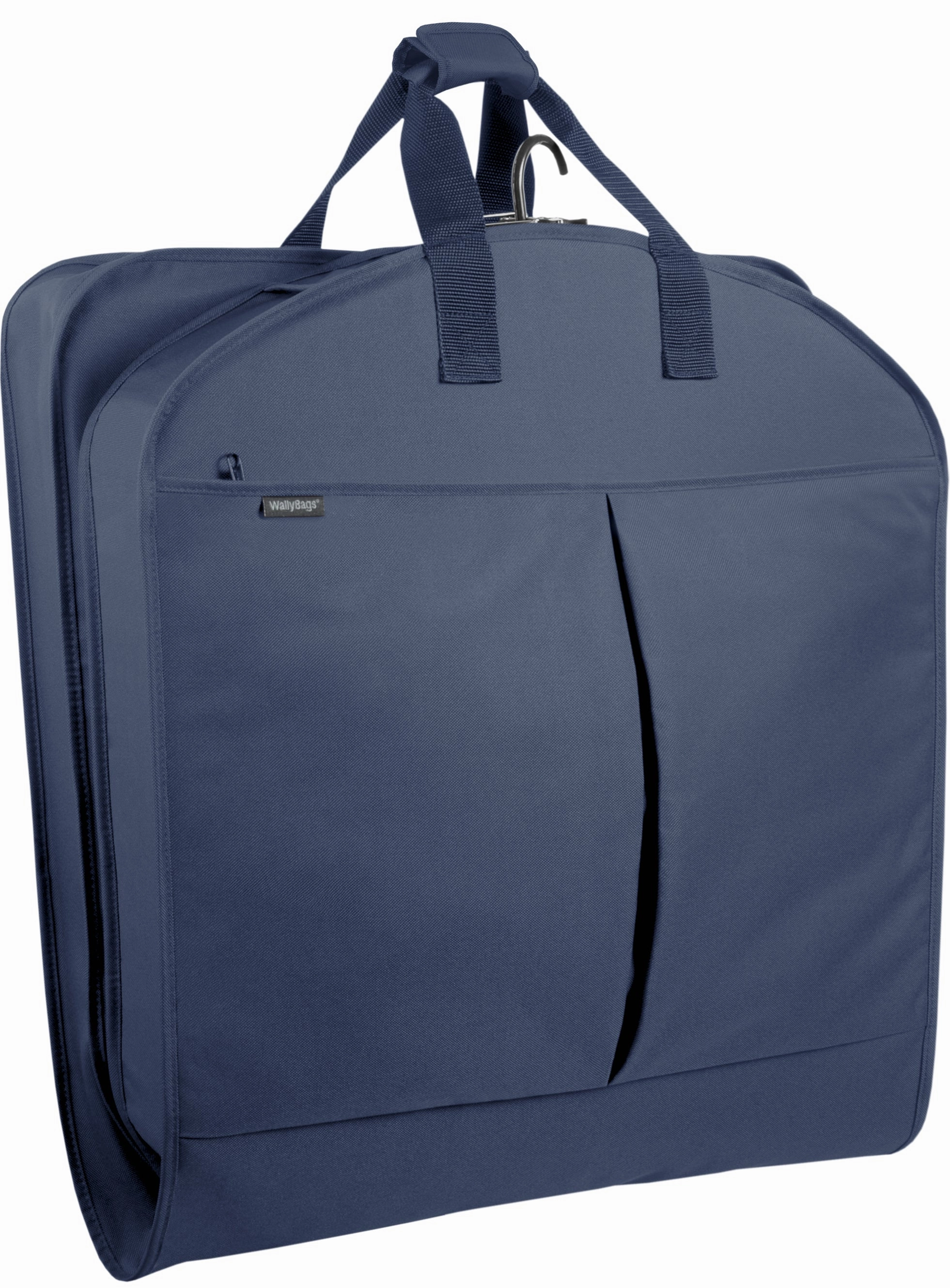 WallyBags 45" Deluxe Extra Capacity Travel Garment Bag with two accessory