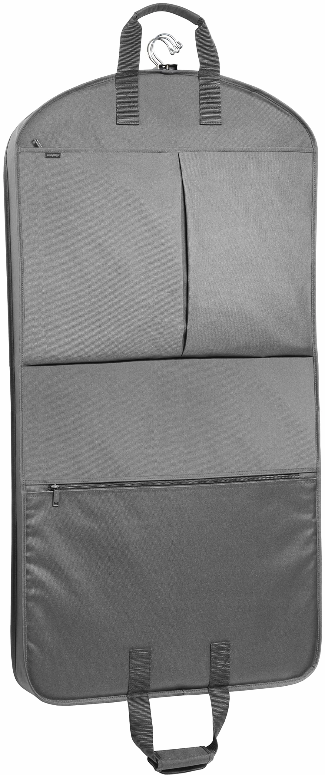WallyBags 45" Deluxe Extra Capacity Travel Garment Bag with two accessory