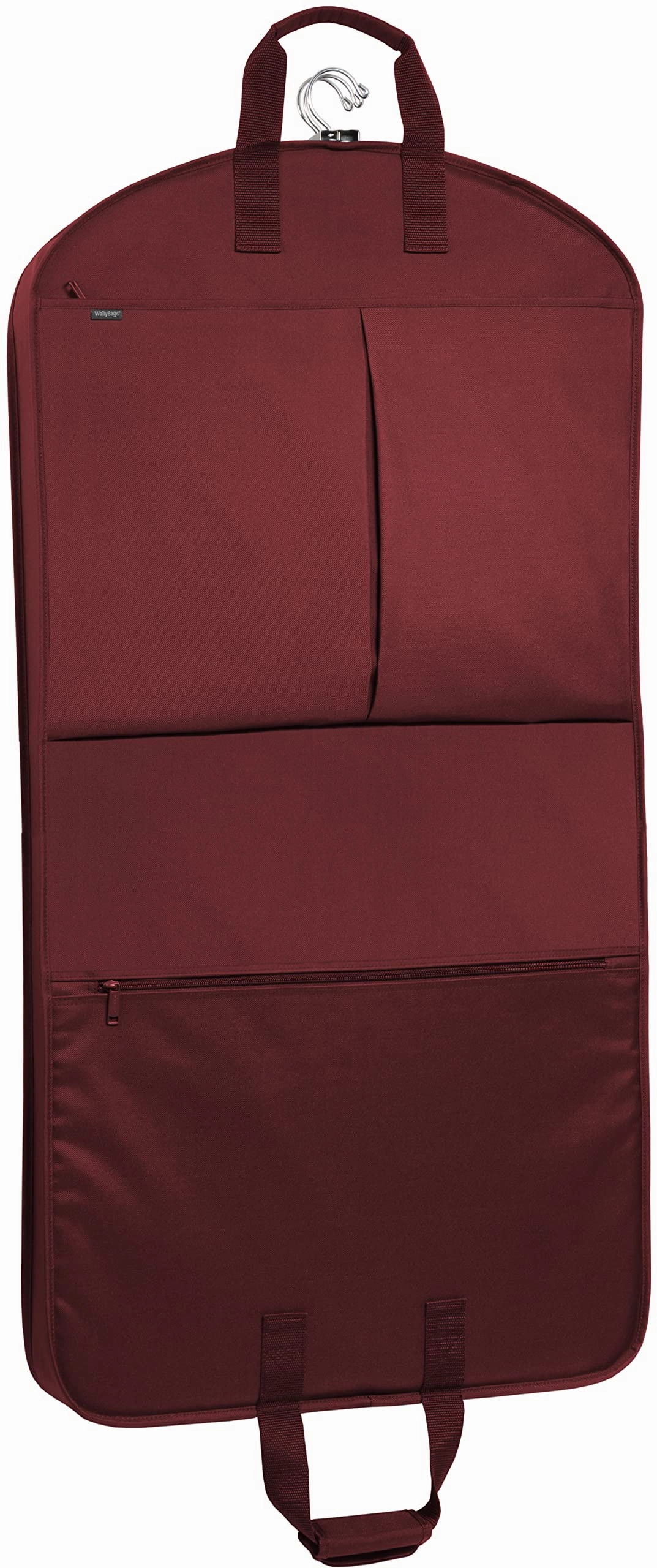 WallyBags 45" Deluxe Extra Capacity Travel Garment Bag with two accessory