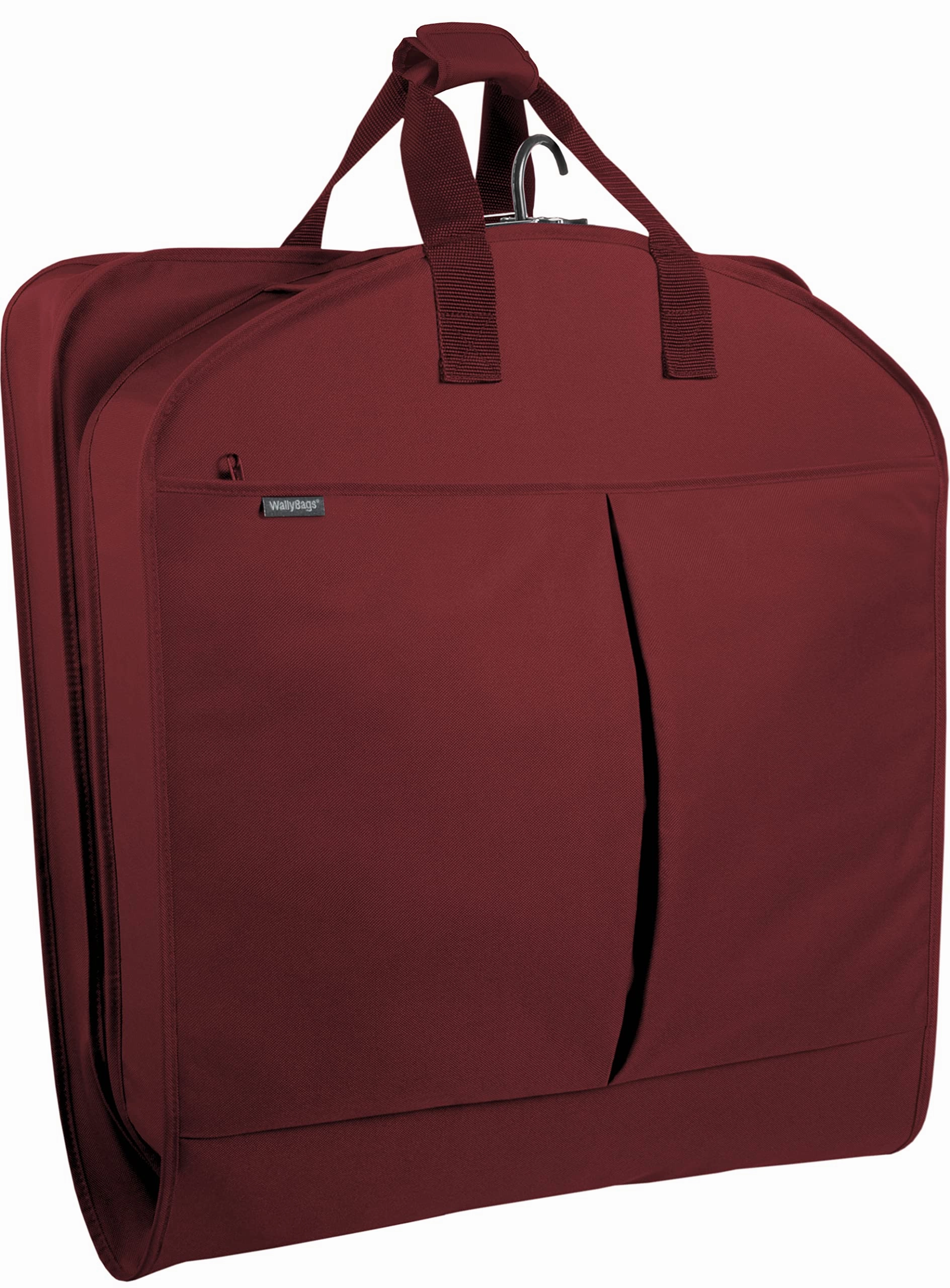 WallyBags 45" Deluxe Extra Capacity Travel Garment Bag with two accessory