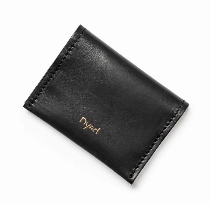 Wave Leather Card Holder - Tan