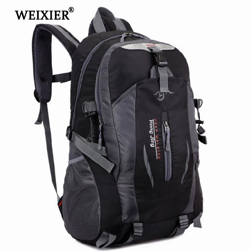 WEIXIER Softback Fashion Handsome 2019 Men's Student Waterproof Nylon Backpack Mochila Escolar Travel Bag Backpack Walking Bag
