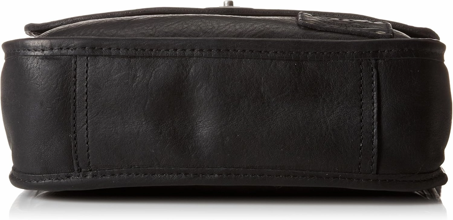 Will Leather Goods Men's Bowdie Small Crossbody Messenger Bag, Back, One Size