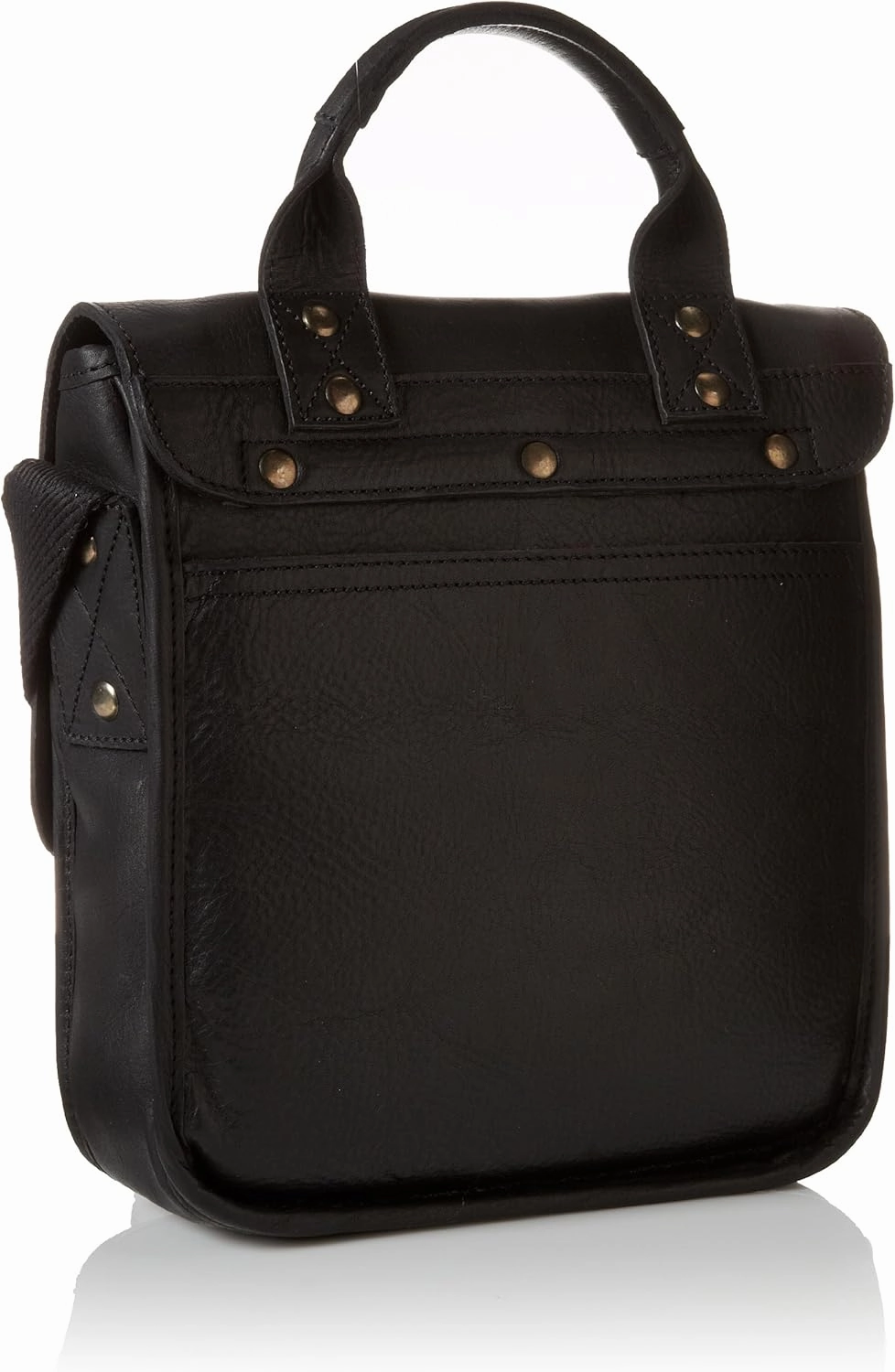 Will Leather Goods Men's Bowdie Small Crossbody Messenger Bag, Back, One Size