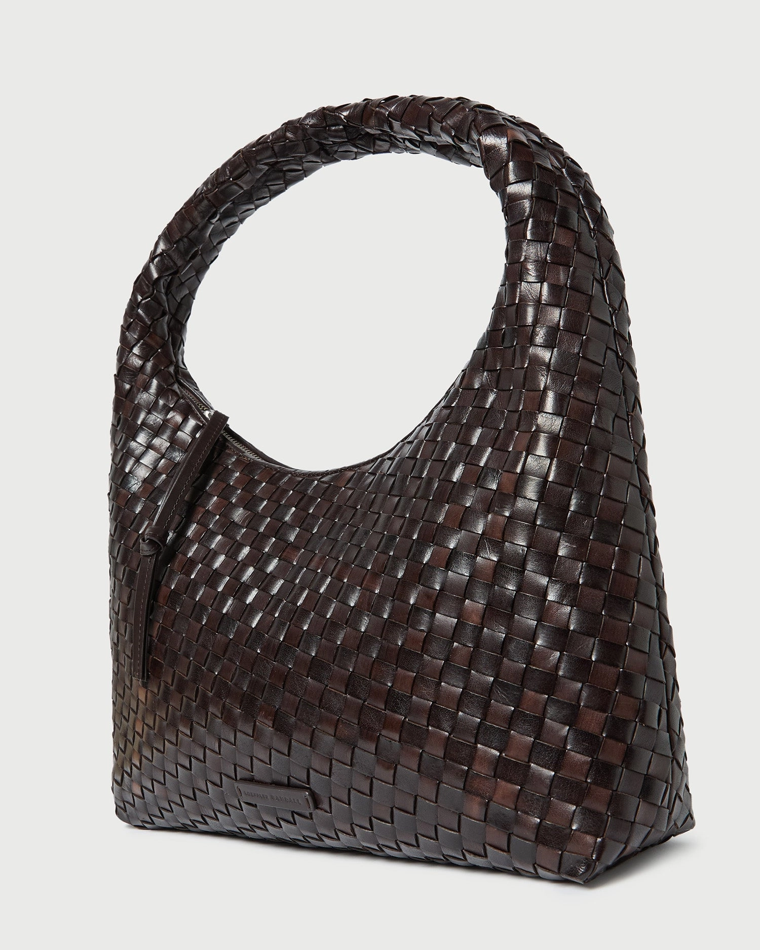 Willow Chocolate Woven Hobo Bag