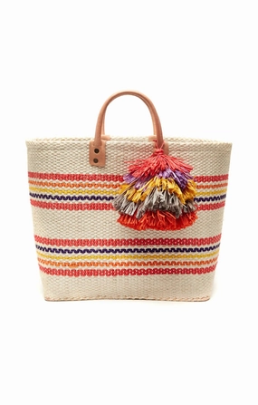 Women's Caracas Tote In Coral Multi