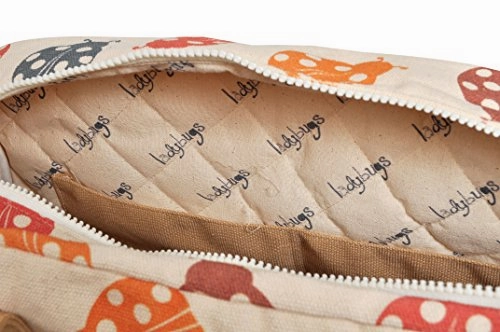 Women'S Ladybugs Printed Canvas Duffel Travel Bags Was_19
