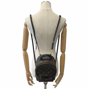Women's Monogram Palm Springs Mini Backpack Brown